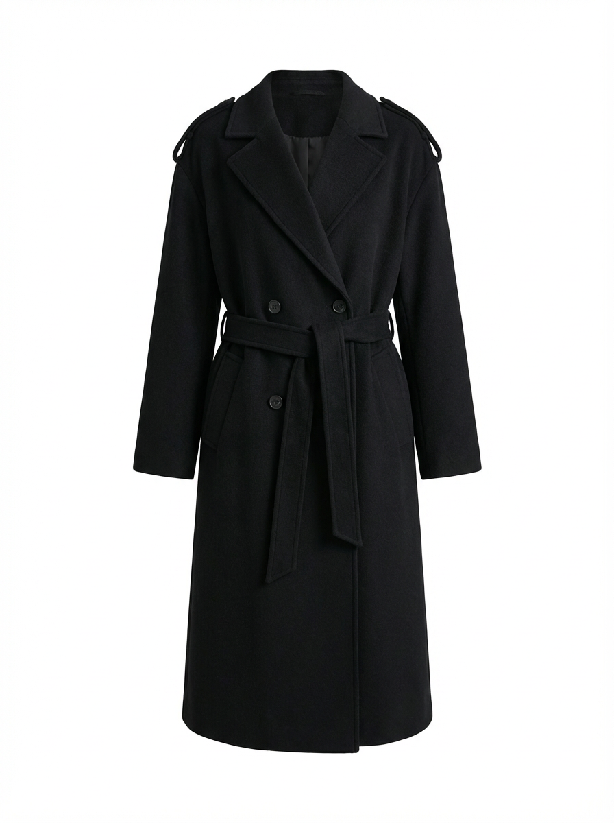 Manteau trench noir