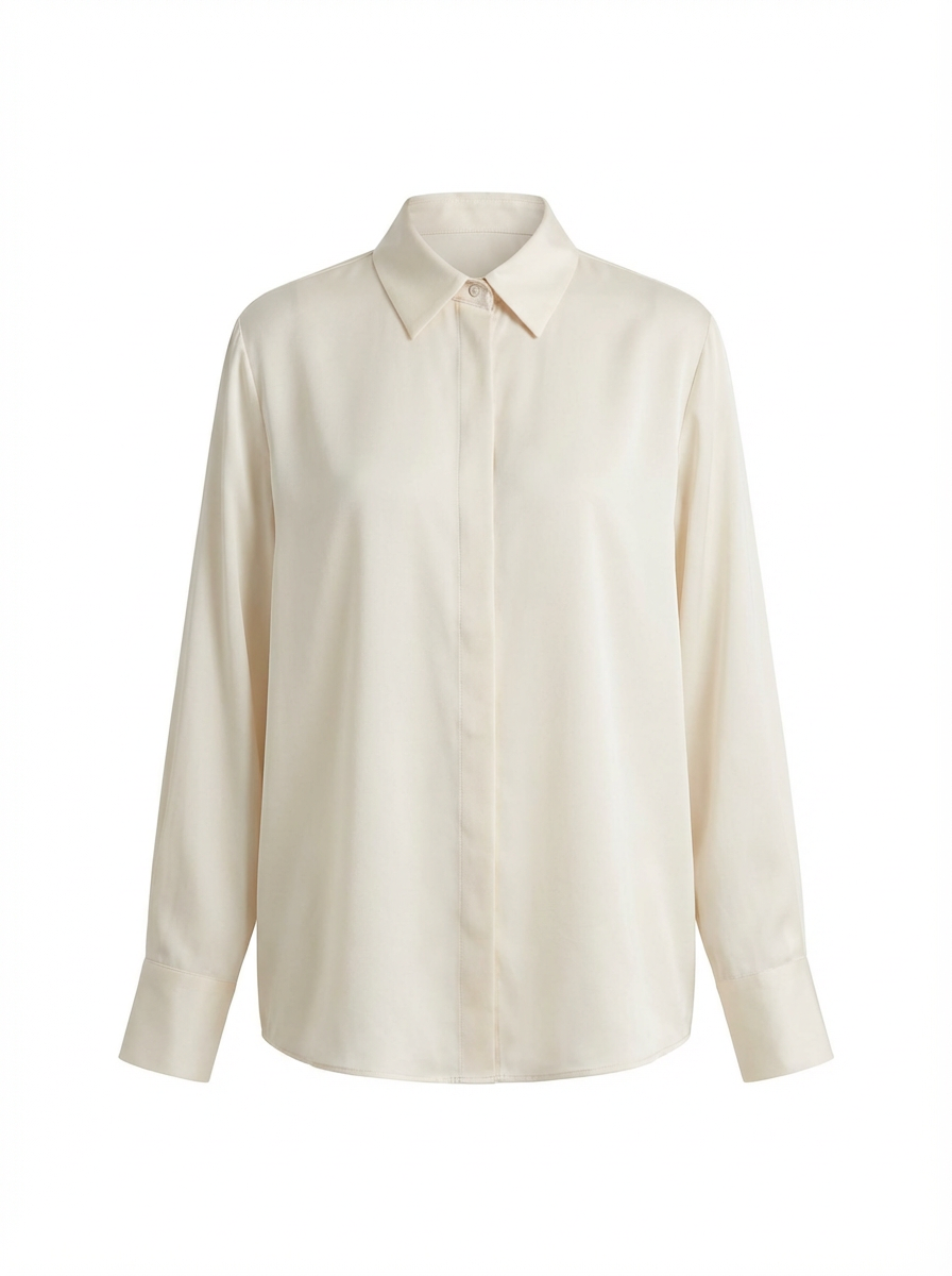 Chemise fluide crème