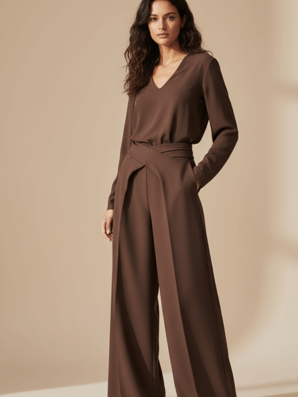 The "Crossover Palazzo" Trousers