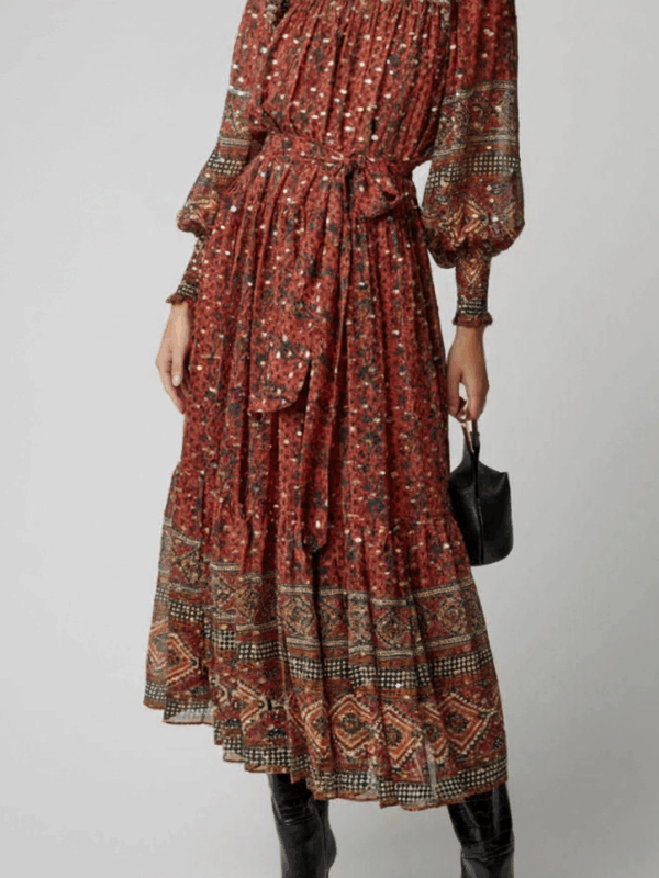 The "Souk Serenity" Midi Dress