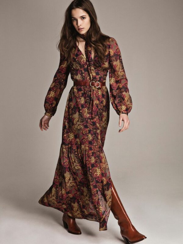 The "Boho Reverie" Maxi Dress