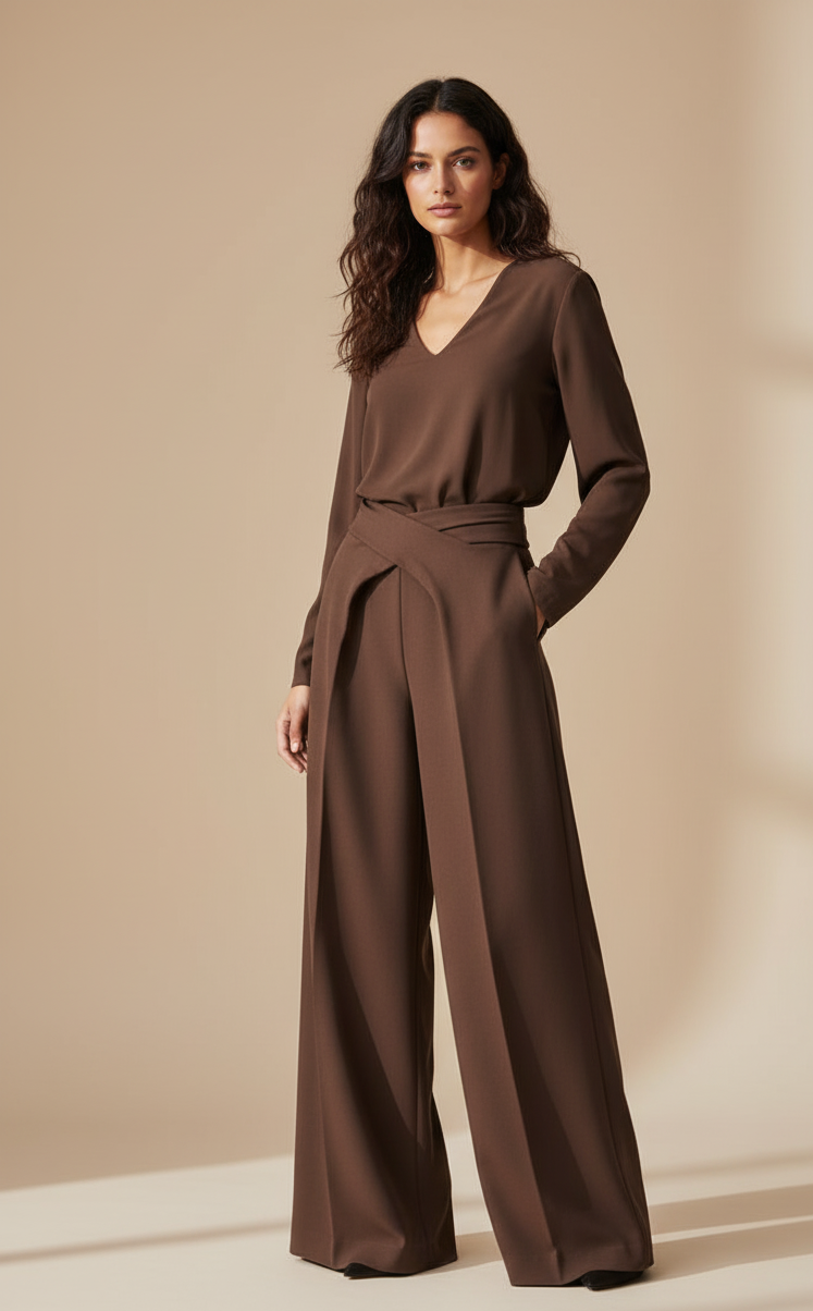 Le Pantalon "Crossover Palazzo"