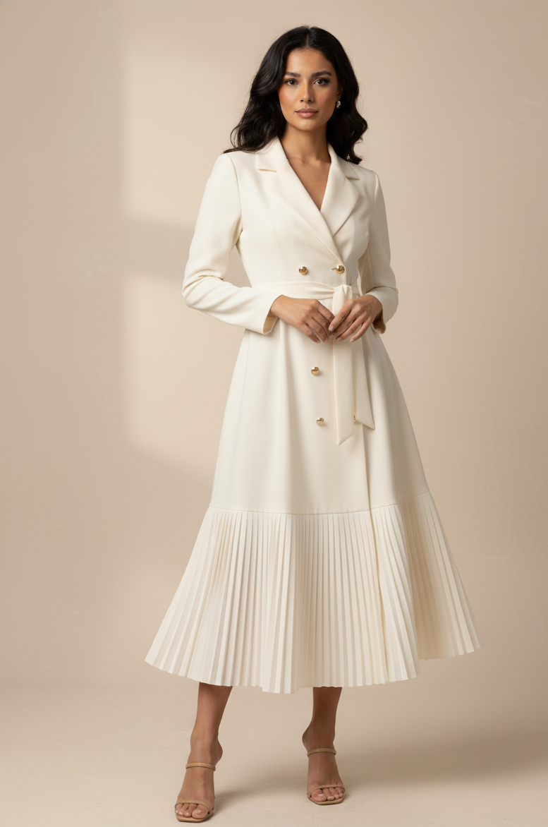 La robe plissée "Gatsby"