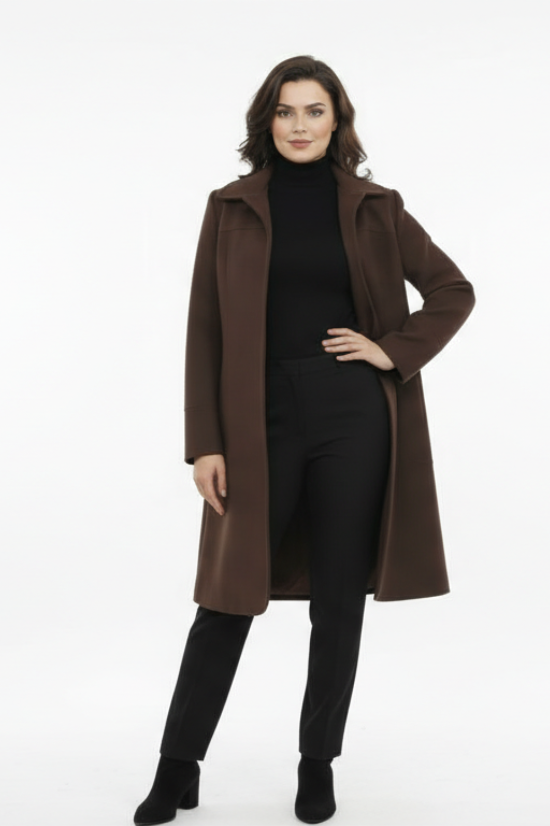 Manteau Droit "Essential Wool"