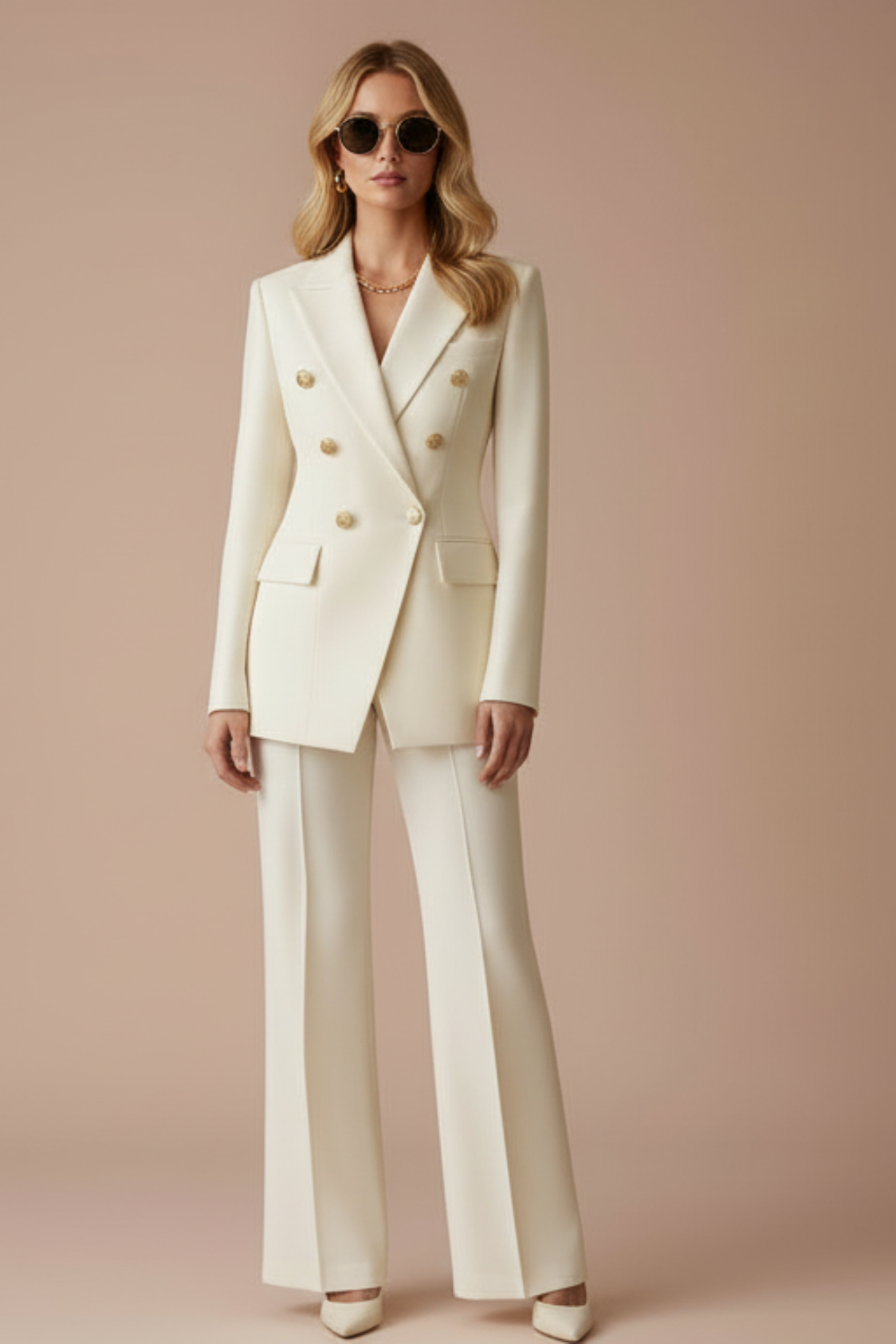 Ivoire Prestige — Double Boutonnage Doré